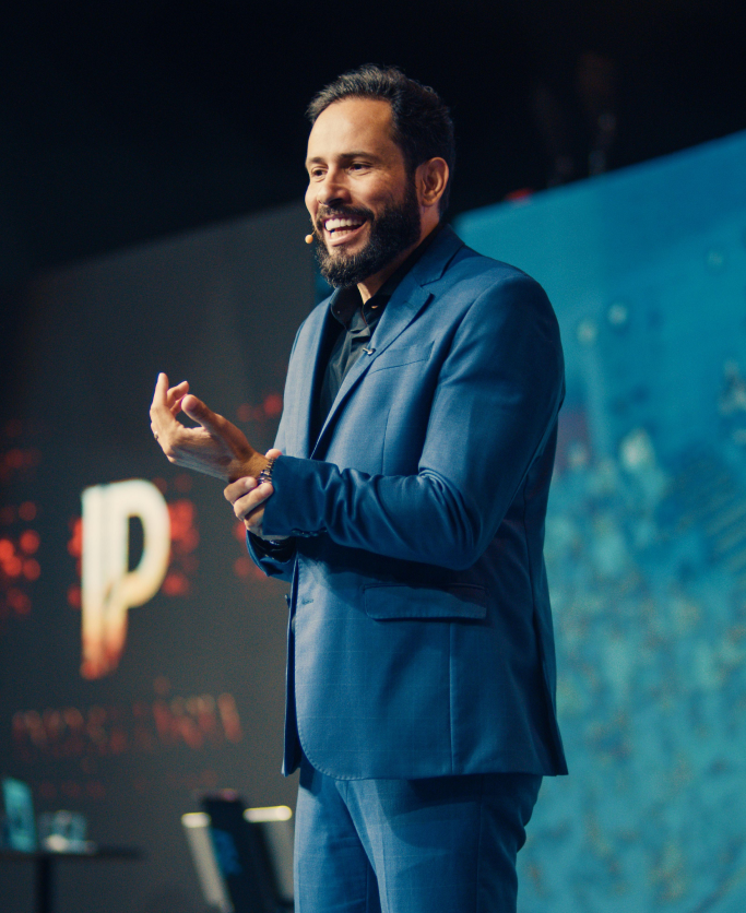 Alessandro Miranda no palco